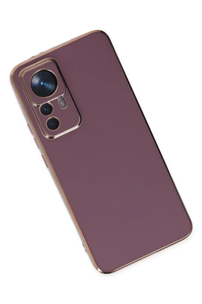 Xiaomi Mi 12T Pro Kılıf Volet Silikon - Mor