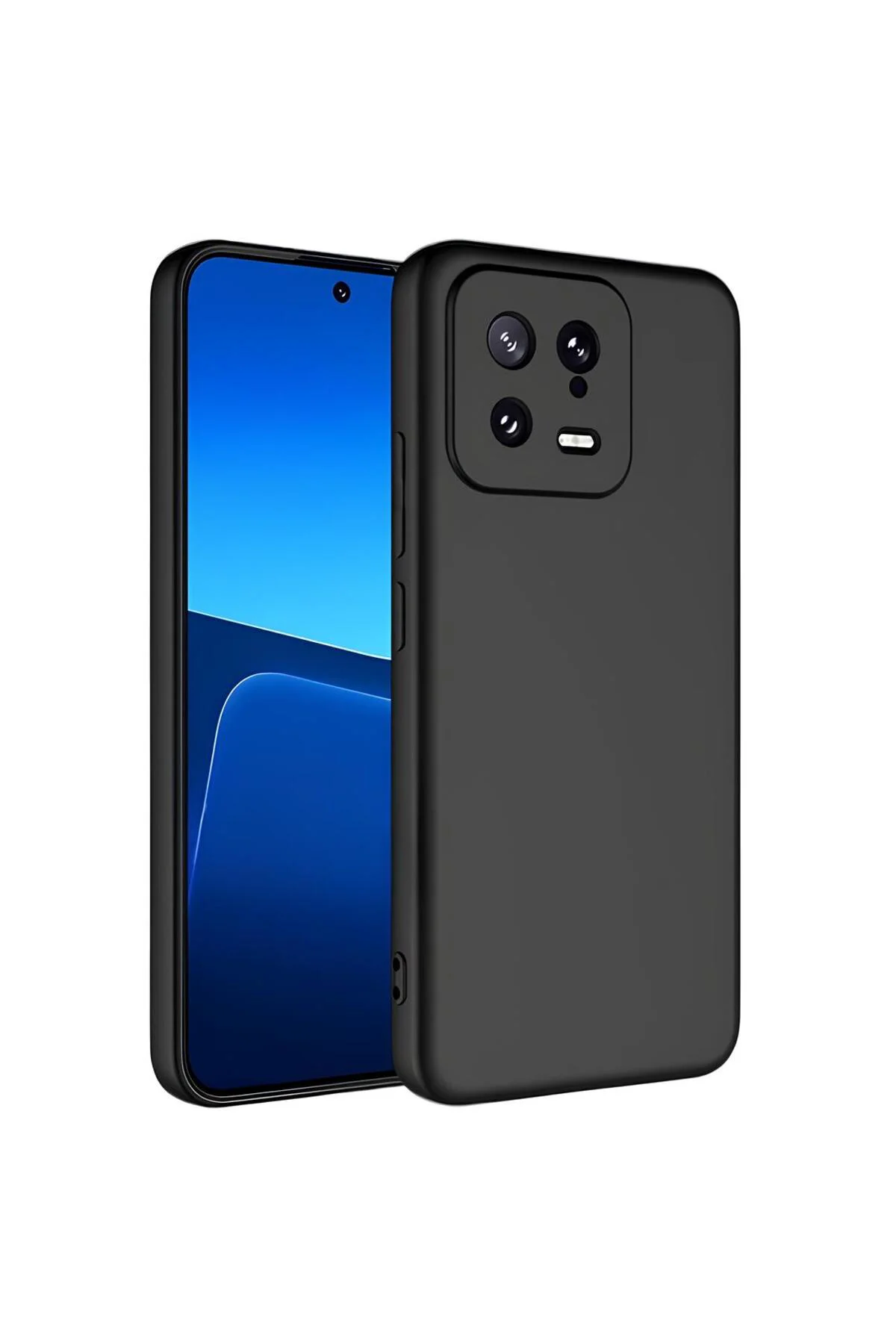 Xiaomi Mi 13 Antişok Arkası Sert Sararmaz Kenarları Yumuşak Şeffaf Silikon Kılıf