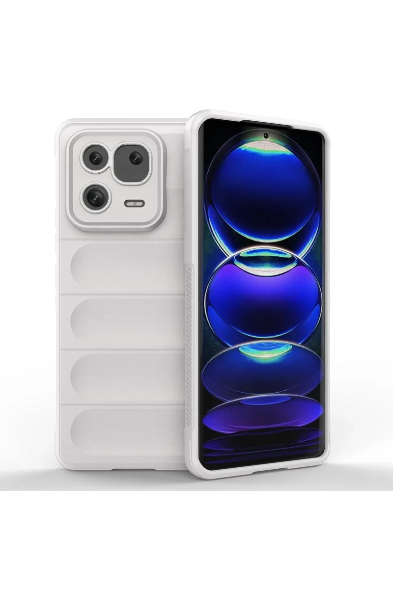 Xiaomi Mi 13 Pro Kılıf Optimum Silikon - Krem Xiaomi Mi 13 Pro Kılıf Optimum Silikon - Krem