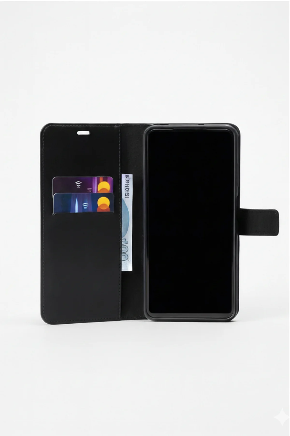 Xiaomi Mi 13T - 13T Pro Cüzdanlı Standlı Kapaklı Kılıf Siyah