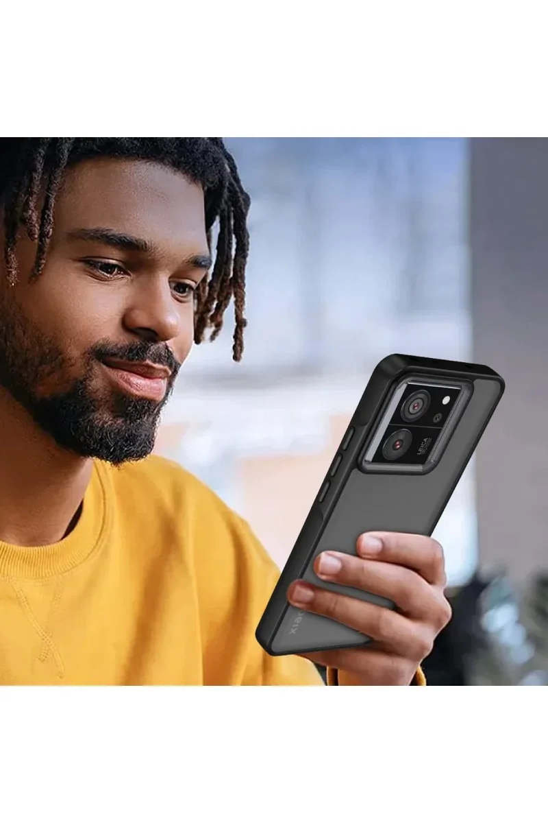 Xiaomi Mi 13T Kılıf Elegant Kapak - Pudra Xiaomi Mi 13T Kılıf Elegant Kapak - Pudra