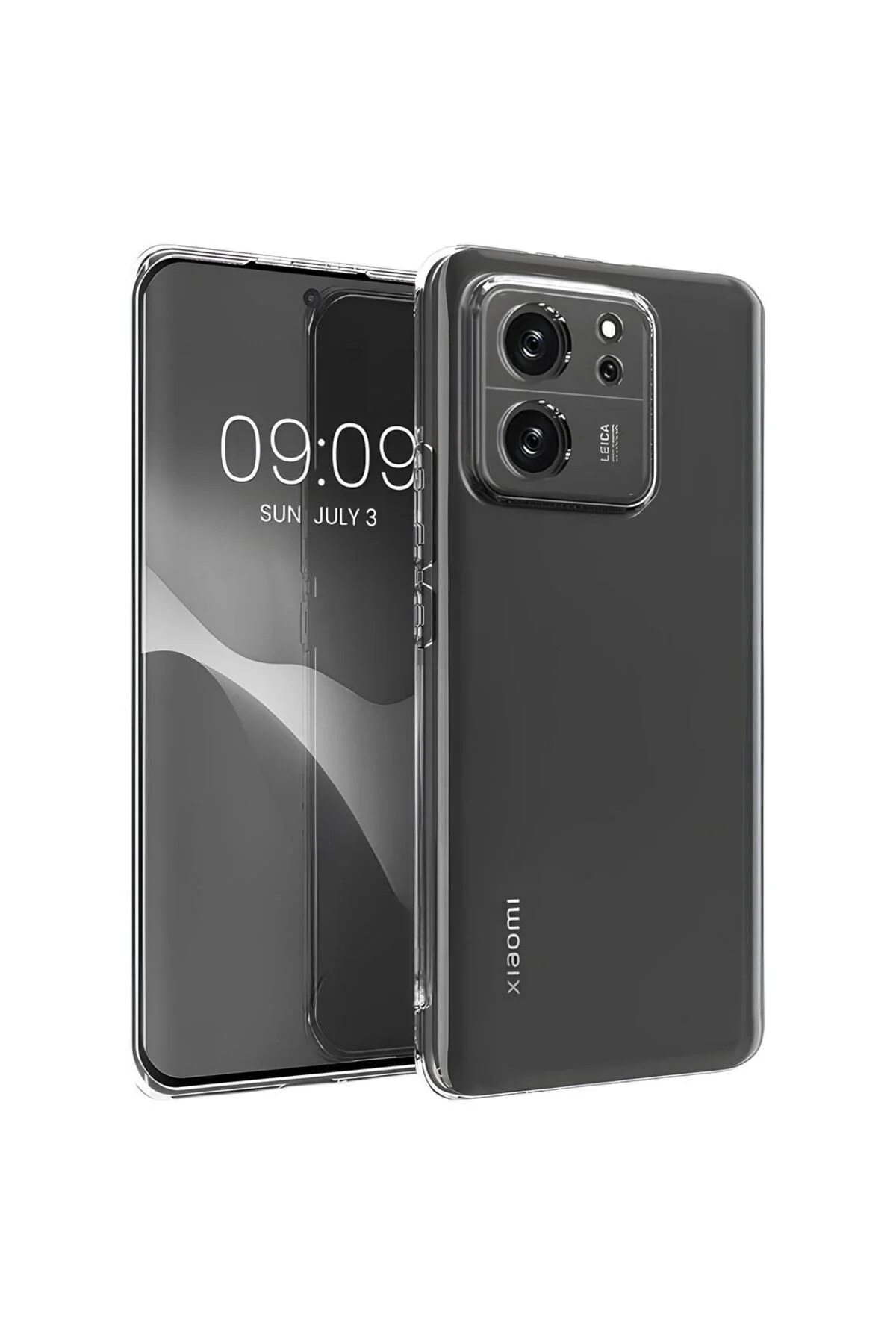 Xiaomi Mi 13T Pro - 13T Premium Silikon Kılıf Siyah