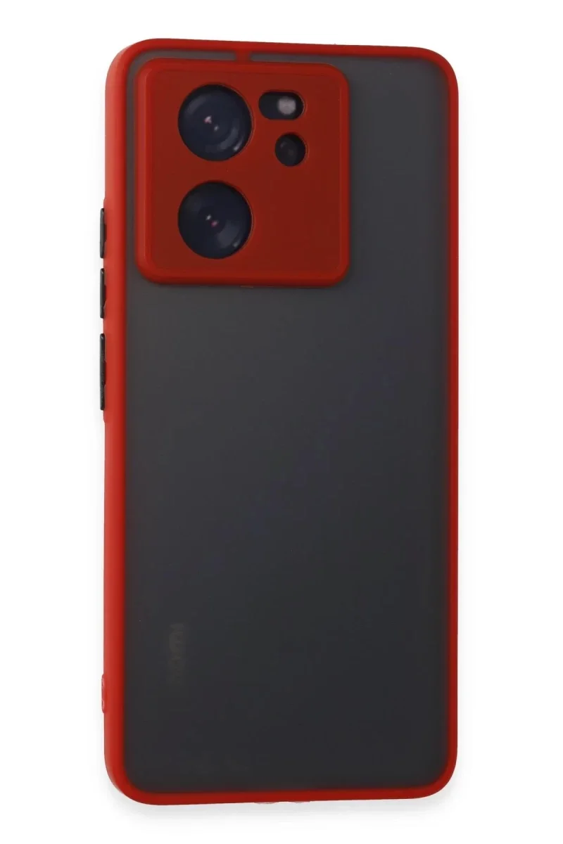 Xiaomi Mi 13T Pro Kılıf Montreal Silikon Kapak - Kırmızı Xiaomi Mi 13T Pro Kılıf Montreal Silikon Kapak - Kırmızı