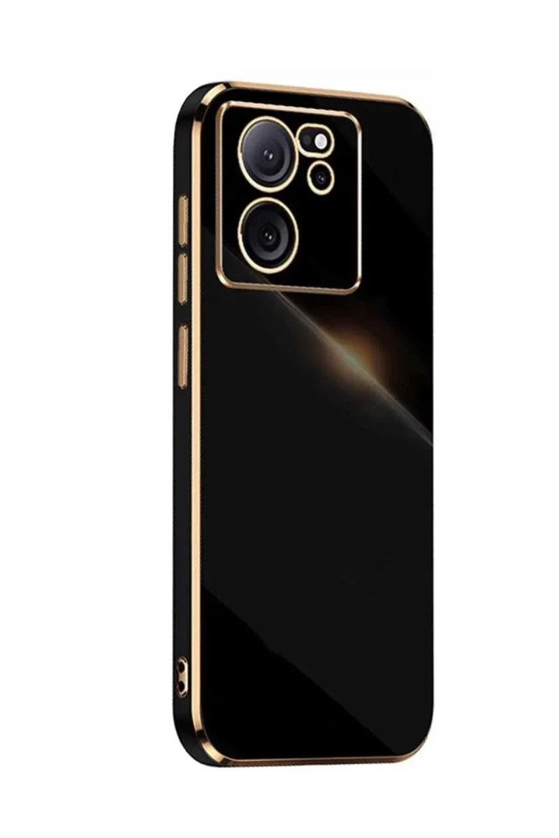 Xiaomi Mi 13T Pro Kılıf Volet Silikon - Siyah Xiaomi Mi 13T Pro Kılıf Volet Silikon - Siyah