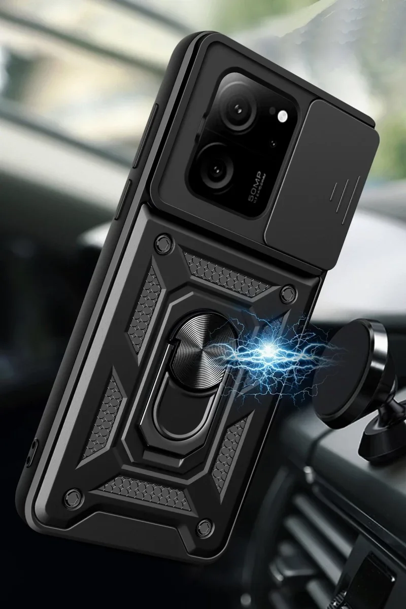 Xiaomi Mi 13T Pro Kılıf Pars Lens Yüzüklü Silikon - Yeşil Fiyatı, Yorumları ve Özellikleri
