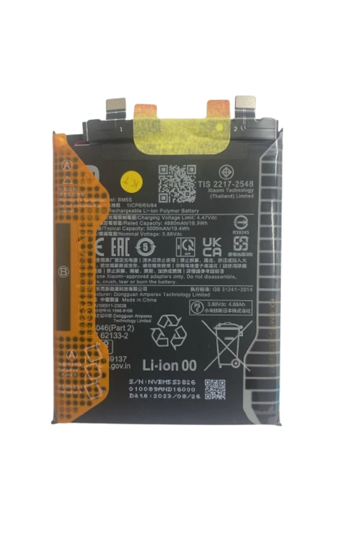 Xiaomi Mİ 13T Pro Uyumlu Pil Batarya 5000 mAh Servis