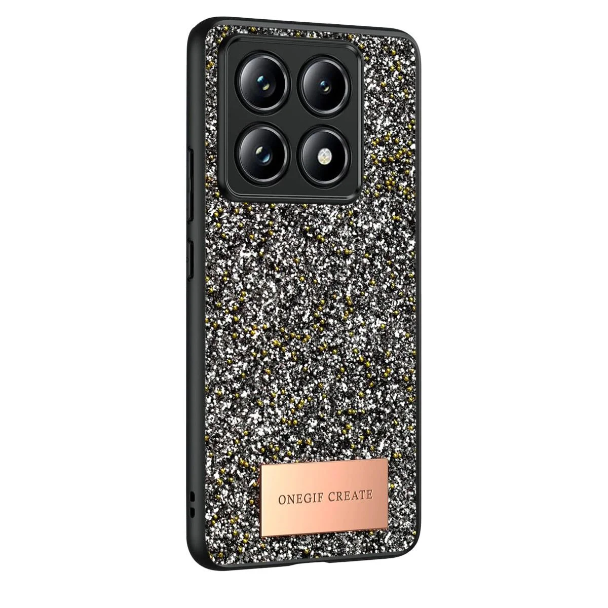 Xiaomi Mi 14T Pro ile Uyumlu Bright Simli Kapak - Gümüş Boncuk İşlemeli Telefon Kılıfı Fiyatı, Yorumları ve Özellikleri