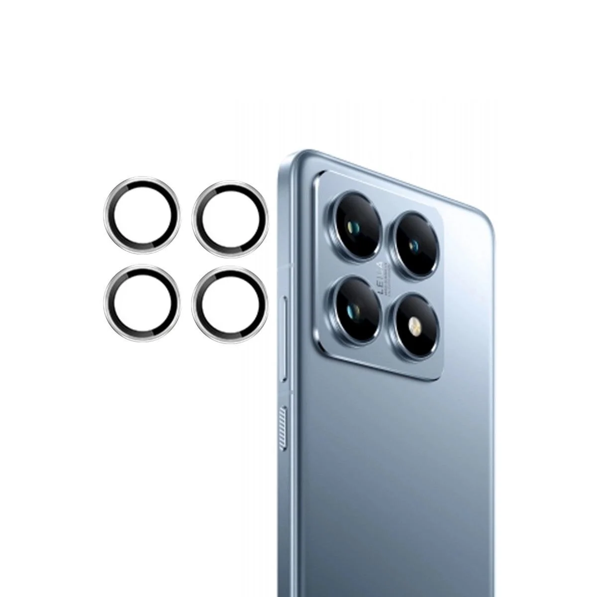 Xiaomi Mi 14t Pro ile Uyumlu PVD Metal Kamera Lens Koruması - Gümüş Fiyatı, Yorumları ve Özellikleri