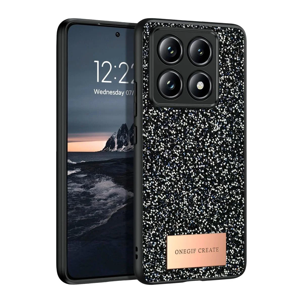 Xiaomi Mi 14t Pro ile Uyumlu Bright Simli Kapak - Siyah Boncuk İşlemeli Telefon Kılıfı Fiyatı, Yorumları ve Özellikleri