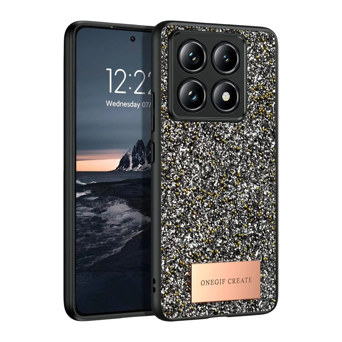 Xiaomi Mi 14T Pro ile Uyumlu Bright Simli Kapak - Gümüş Boncuk İşlemeli Telefon Kılıfı Fiyatı, Yorumları ve Özellikleri