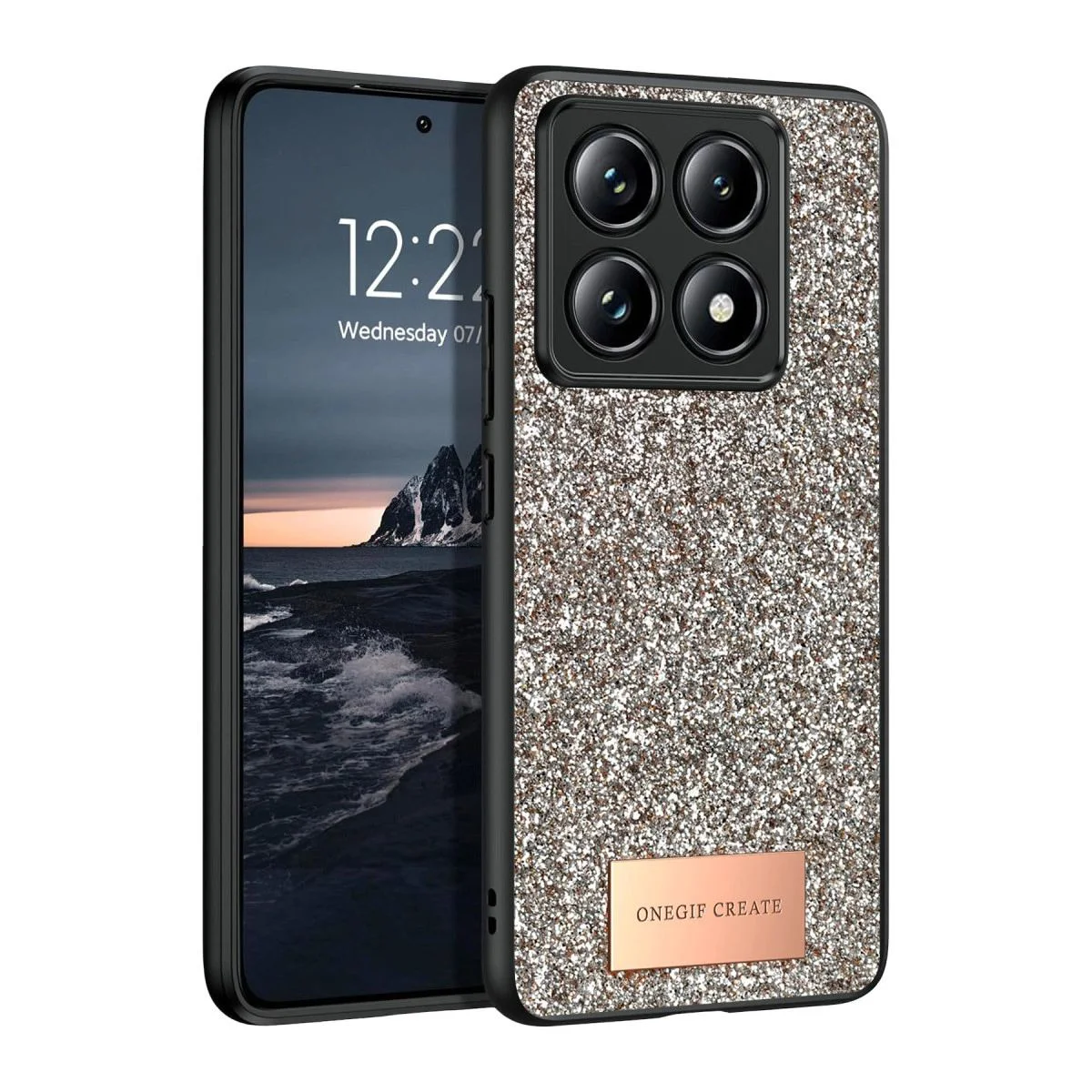 Xiaomi Mi 14t Pro ile Uyumlu Bright Simli Kapak - Altın Boncuk İşlemeli Şık ve Dayanıklı Telefon Kılıfı Fiyatı, Yorumları ve Özellikleri