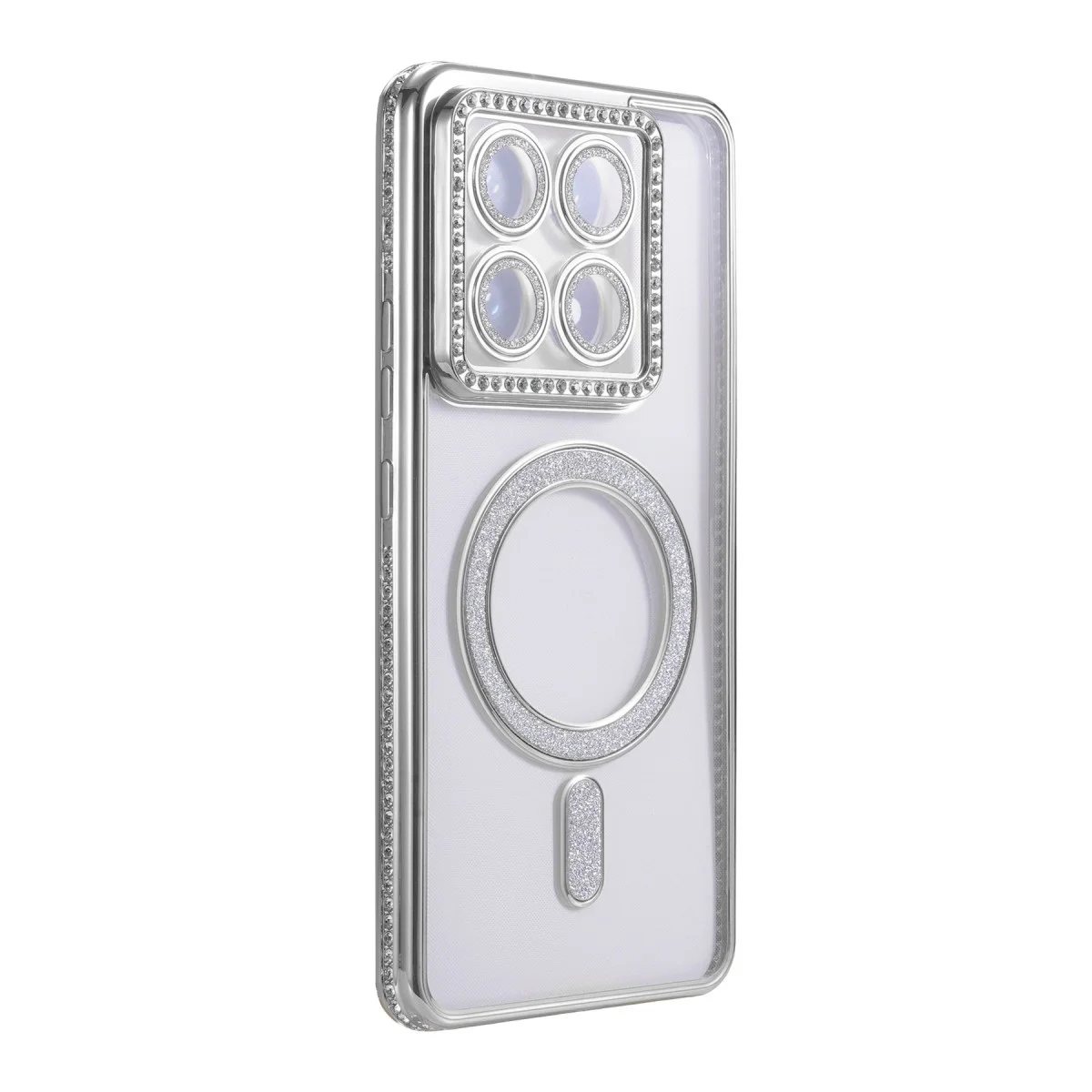 Xiaomi Mi 14t Pro Joke Simli Magneticsafe Kılıf - Gümüş Xiaomi Mi 14t Pro Joke Simli Magneticsafe Kılıf - Gümüş