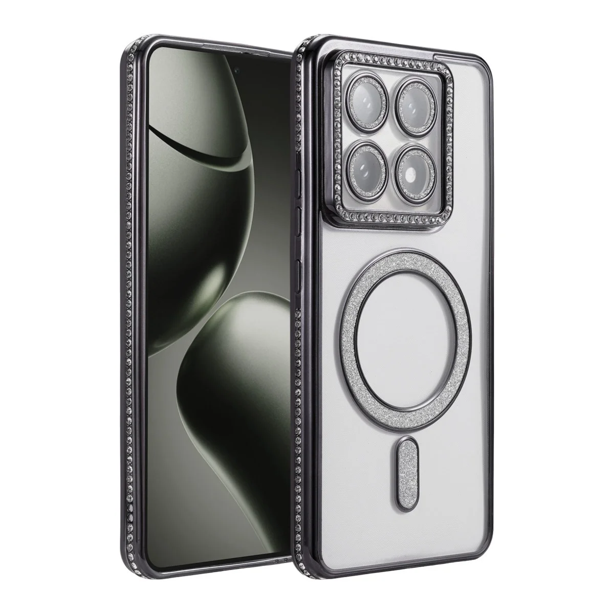 Xiaomi Mi 14t Pro Joke Simli Magneticsafe Kılıf - Siyah Xiaomi Mi 14t Pro Joke Simli Magneticsafe Kılıf - Siyah