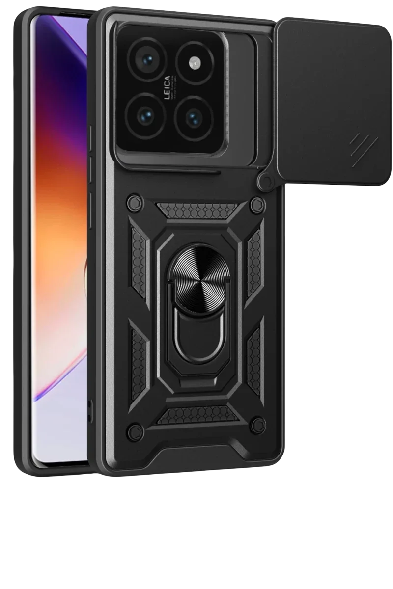 Xiaomi Mi 14T Pro Kılıf Pars Lens Yüzüklü Silikon - Siyah Fiyatı, Yorumları ve Özellikleri