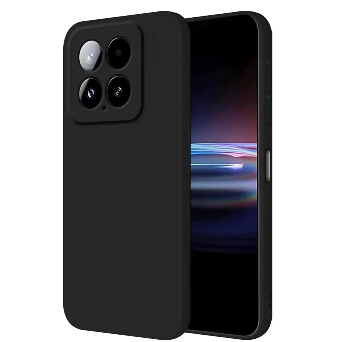 Xiaomi Mi 14T Pro Kılıf Nano içi Kadife Silikon - Siyah Xiaomi Mi 14T Pro Kılıf Nano içi Kadife Silikon - Siyah
