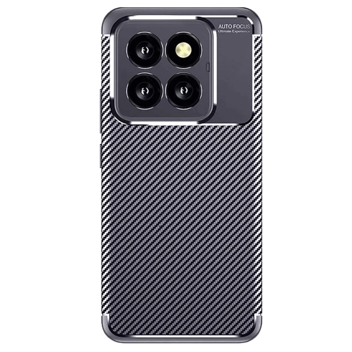 Xiaomi Mi 14t Pro Kılıf Auto Focus Karbon Kapak - Lacivert