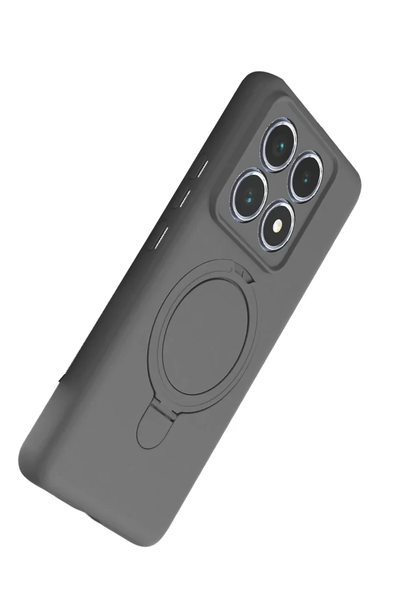 Xiaomi Mi 14T Pro Regal Magsafe Standlı Kapak - Titan Gri Xiaomi Mi 14T Pro Regal Magsafe Standlı Kapak - Titan Gri