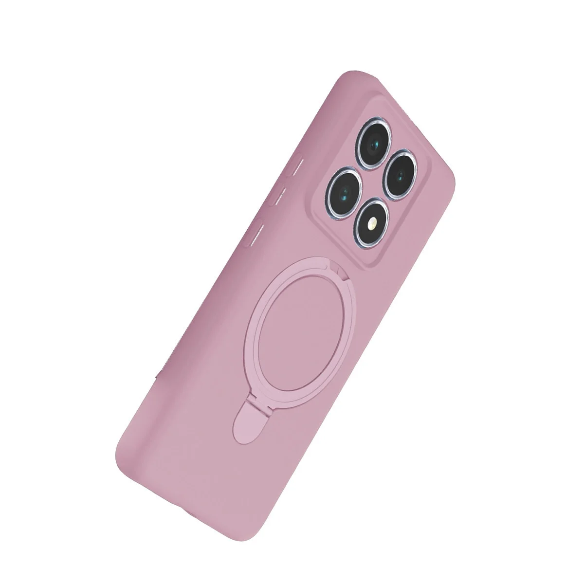Xiaomi Mi 14t Pro Regal Magsafe Standlı Kapak - Açık Pembe Xiaomi Mi 14t Pro Regal Magsafe Standlı Kapak - Açık Pembe