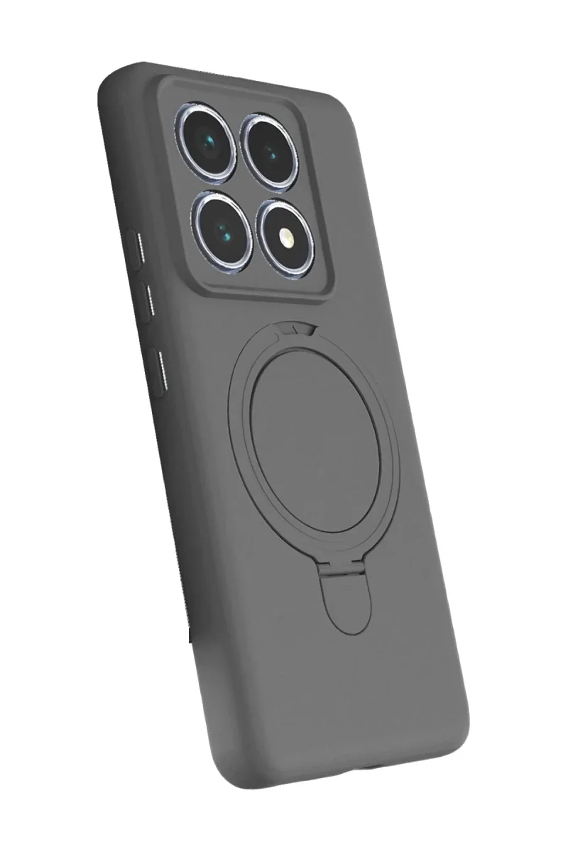 Xiaomi Mi 14T Pro Regal Magsafe Standlı Kapak - Titan Gri Xiaomi Mi 14T Pro Regal Magsafe Standlı Kapak - Titan Gri