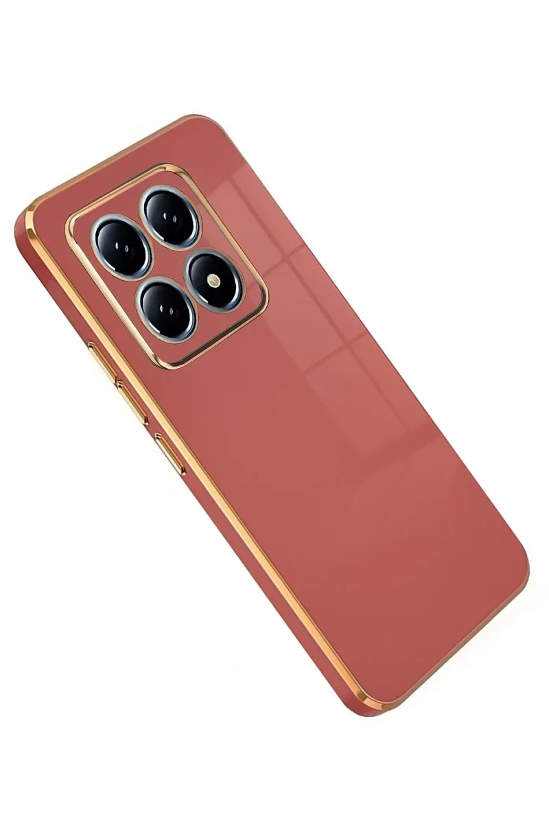 Xiaomi Mi 14T Pro Volet Silikon - Kırmızı Xiaomi Mi 14T Pro Volet Silikon - Kırmızı