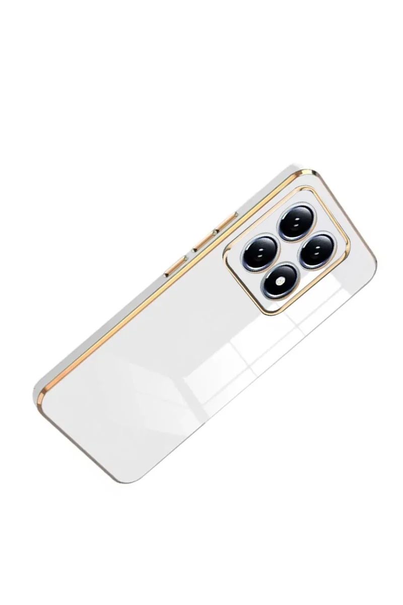 Xiaomi Mi 14T Pro Volet Silikon - Beyaz Xiaomi Mi 14T Pro Volet Silikon - Beyaz