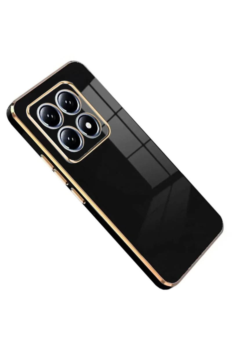 Xiaomi Mi 14T Pro Volet Silikon - Siyah Xiaomi Mi 14T Pro Volet Silikon - Siyah