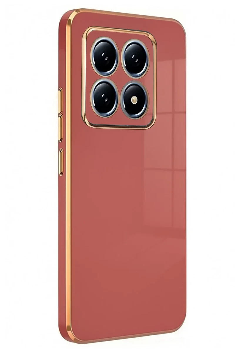 Xiaomi Mi 14T Pro Volet Silikon - Kırmızı Xiaomi Mi 14T Pro Volet Silikon - Kırmızı