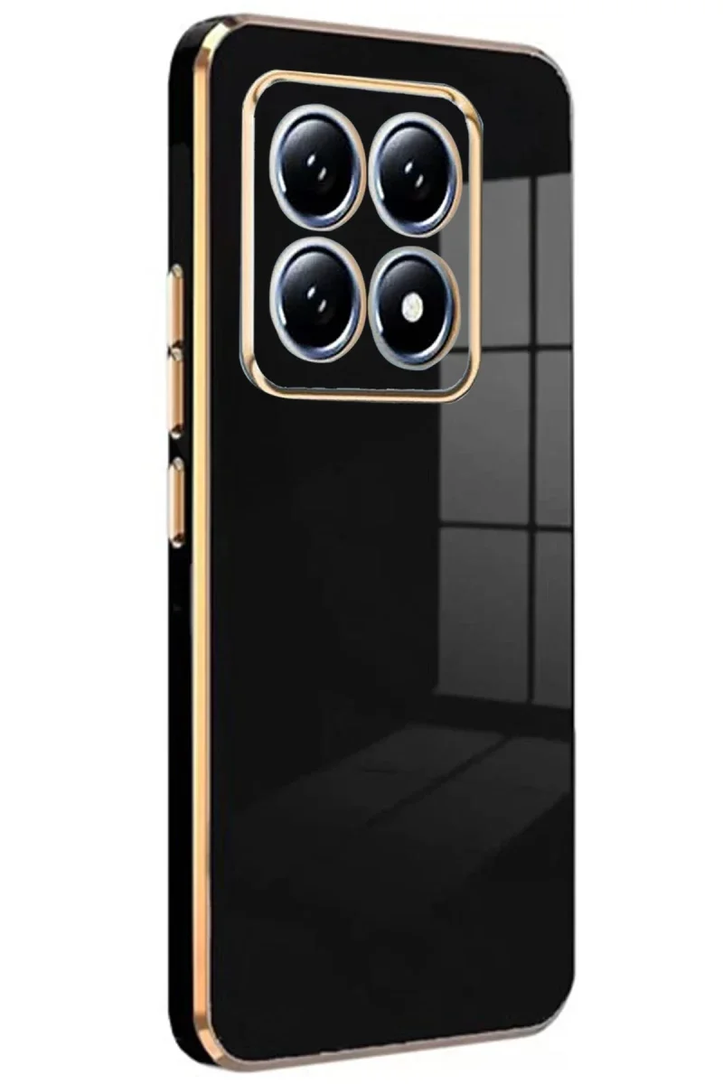 Xiaomi Mi 14T Pro Volet Silikon - Siyah Xiaomi Mi 14T Pro Volet Silikon - Siyah