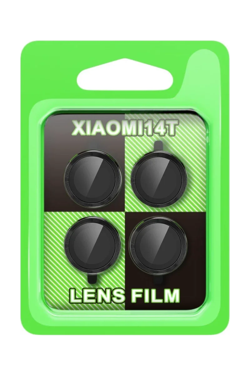 Xiaomi Mi 14T Raze Metal Kamera Lens - Siyah Xiaomi Mi 14T Raze Metal Kamera Lens - Siyah