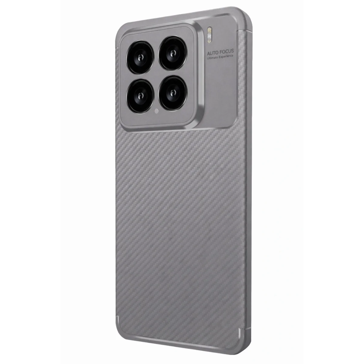 Xiaomi Mi 15 Kılıf Auto Focus Karbon Kapak - Gri Xiaomi Mi 15 Kılıf Auto Focus Karbon Kapak - Gri