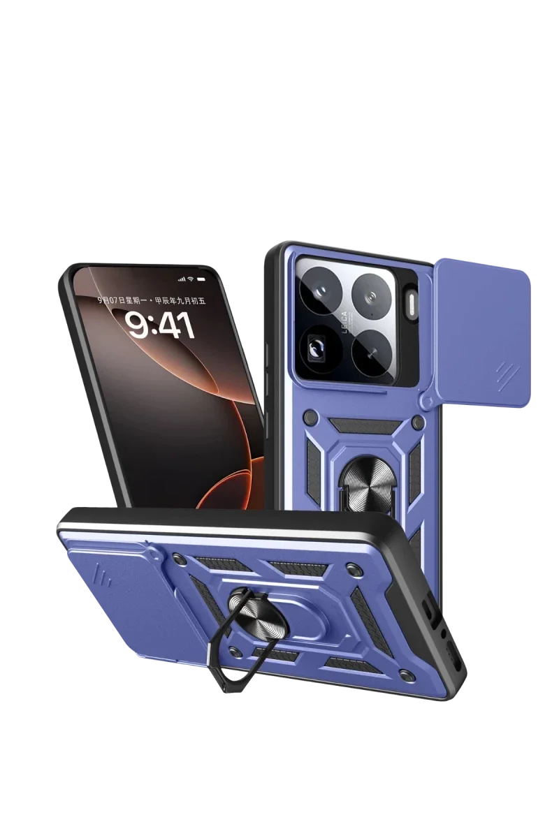 Xiaomi Mi 15 Pro Kılıf Pars Lens Yüzüklü Silikon - Lacivert Xiaomi Mi 15 Pro Kılıf Pars Lens Yüzüklü Silikon - Lacivert