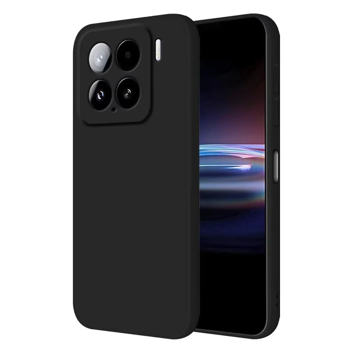 Xiaomi Mi 15 Pro Kılıf Nano içi Kadife Silikon - Siyah Xiaomi Mi 15 Pro Kılıf Nano içi Kadife Silikon - Siyah