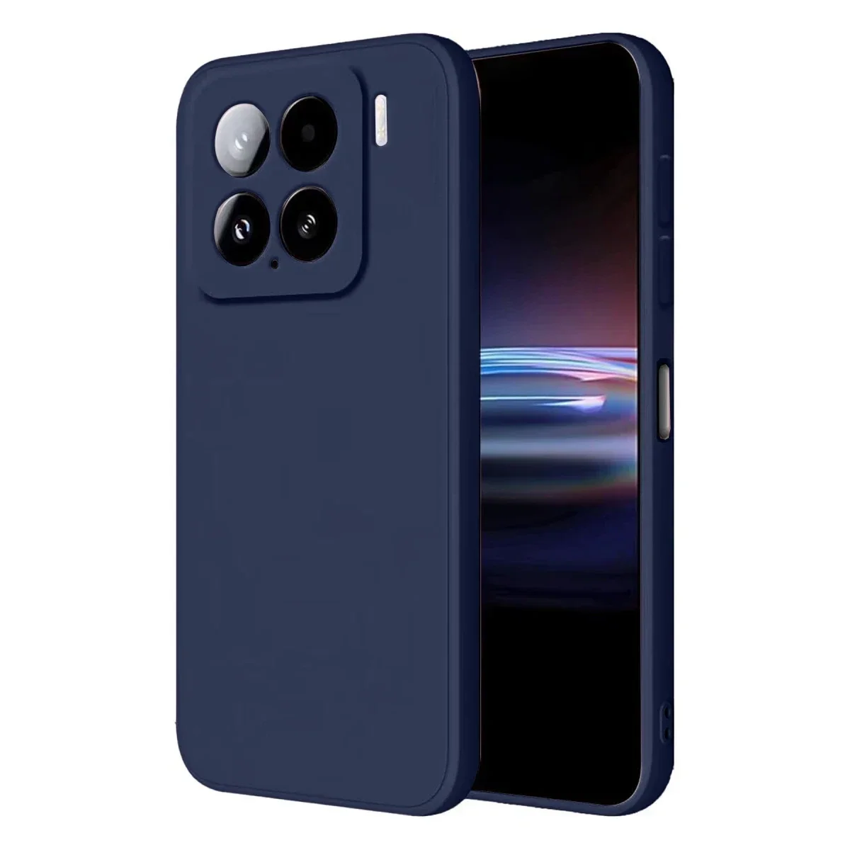 Xiaomi Mi 15 Pro Kılıf Nano içi Kadife Silikon - Lacivert