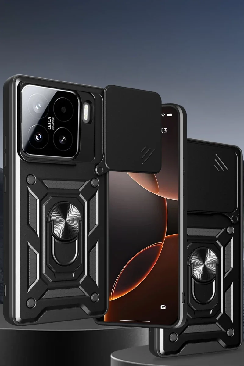 Xiaomi Mi 15 Pro Kılıf Pars Lens Yüzüklü Silikon - Lacivert Xiaomi Mi 15 Pro Kılıf Pars Lens Yüzüklü Silikon - Lacivert