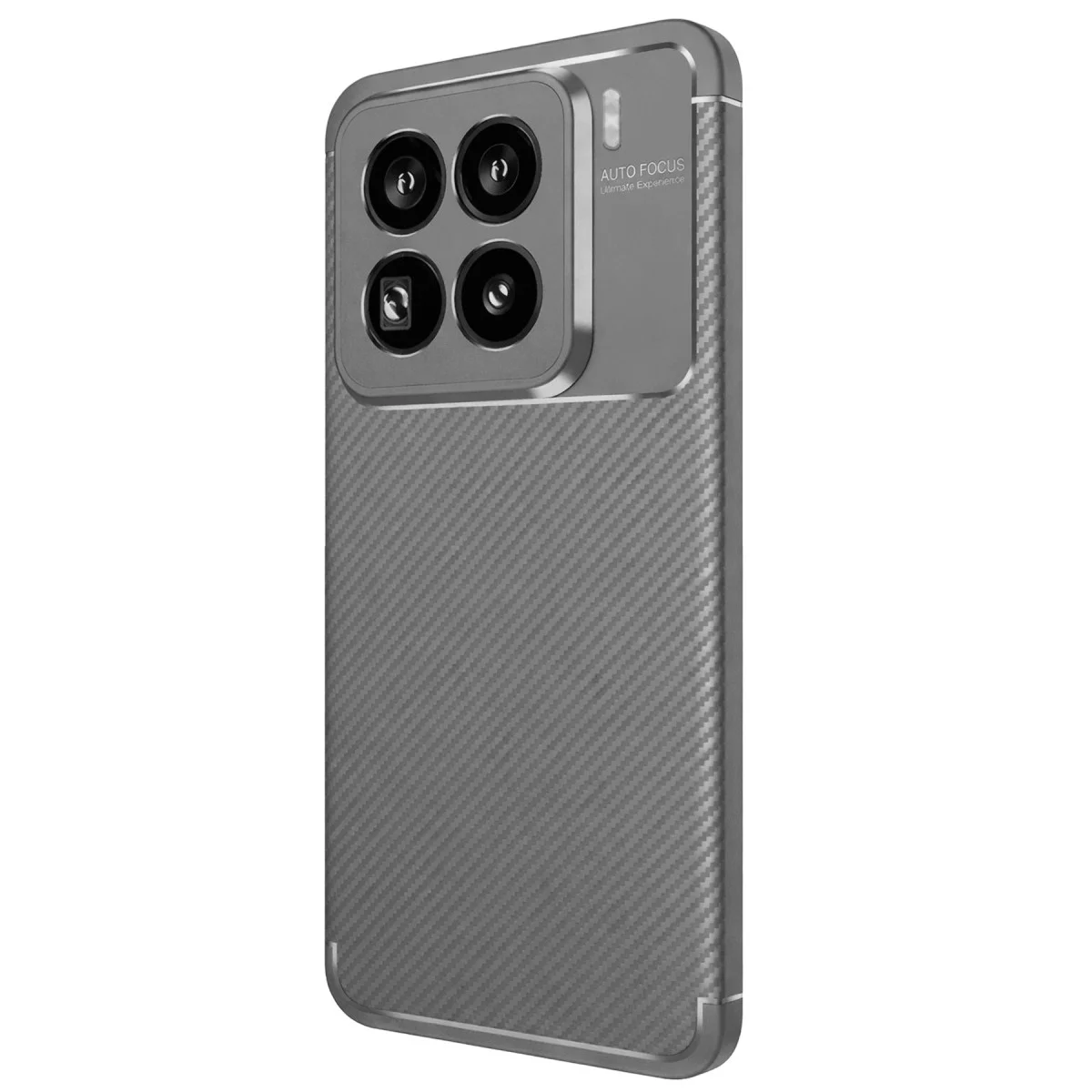 Xiaomi Mi 15 Pro Kılıf Auto Focus Karbon Kapak - Gri Xiaomi Mi 15 Pro Kılıf Auto Focus Karbon Kapak - Gri