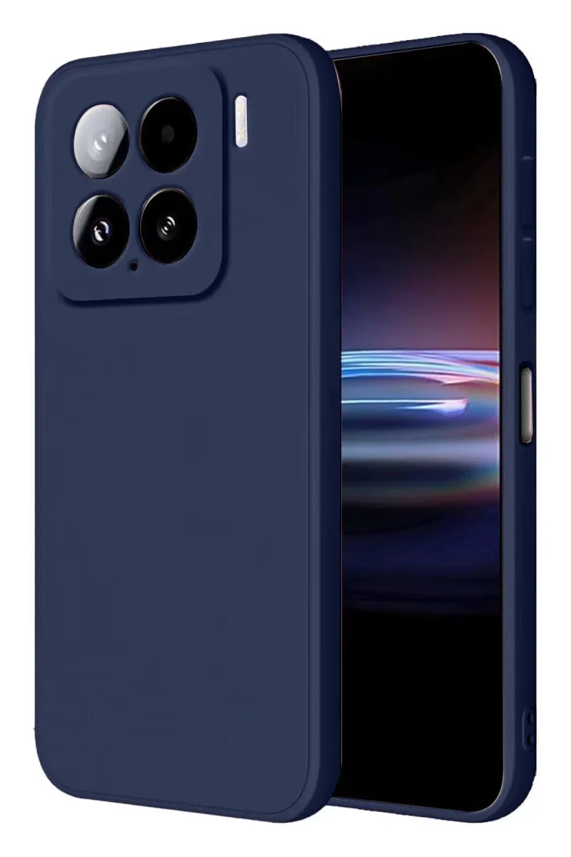 Xiaomi Mi 15 Pro Kılıf Nano içi Kadife Silikon - Lacivert