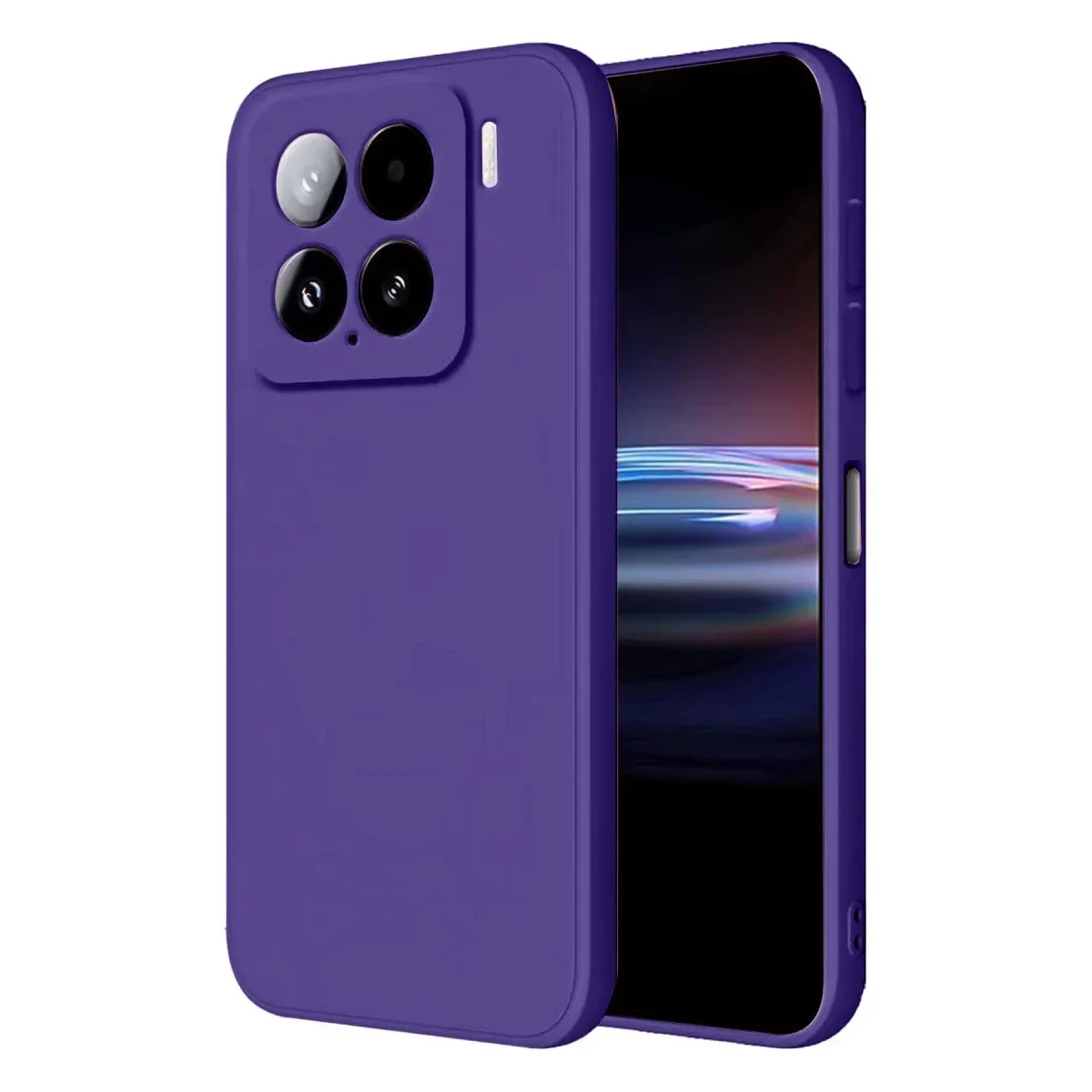 Xiaomi Mi 15 Pro Kılıf Nano içi Kadife Silikon - Mor