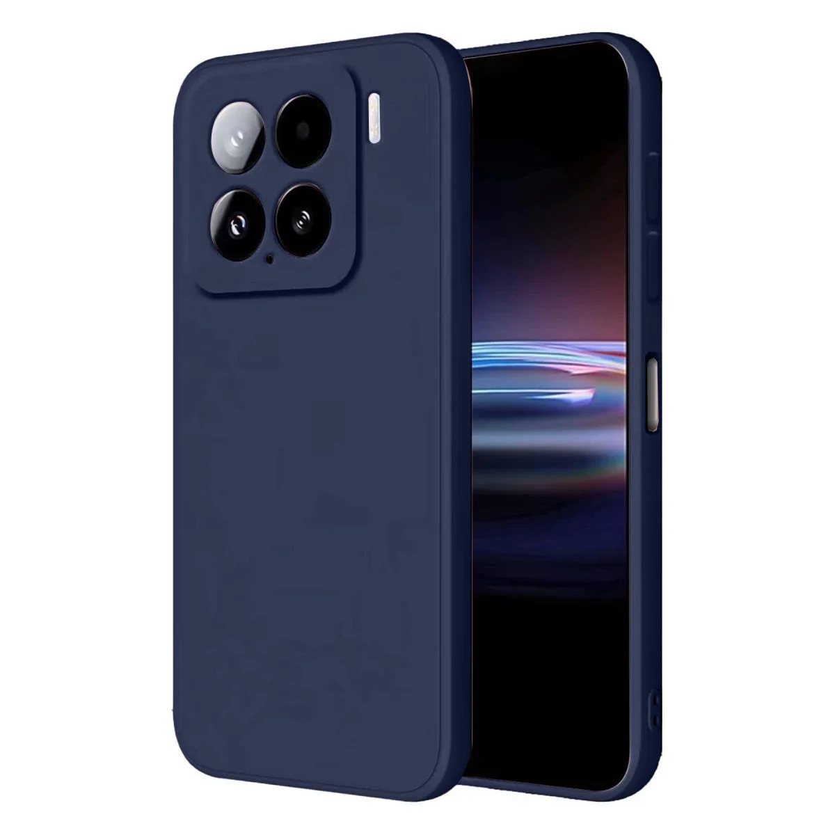 Xiaomi Mi 15 Pro Kılıf Nano içi Kadife Silikon - Lacivert