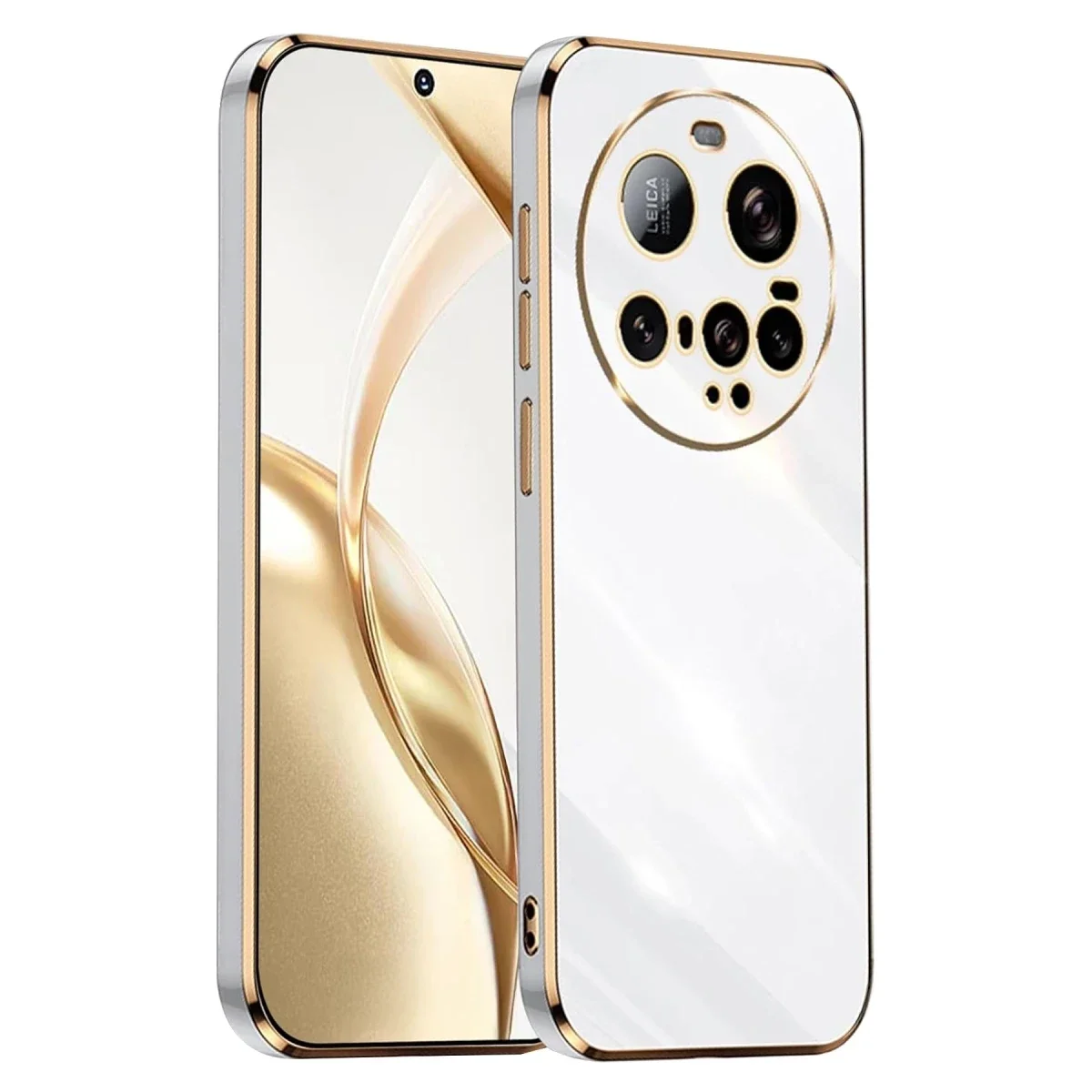 Xiaomi Mi 15 Ultra Kılıf Volet Silikon - Beyaz