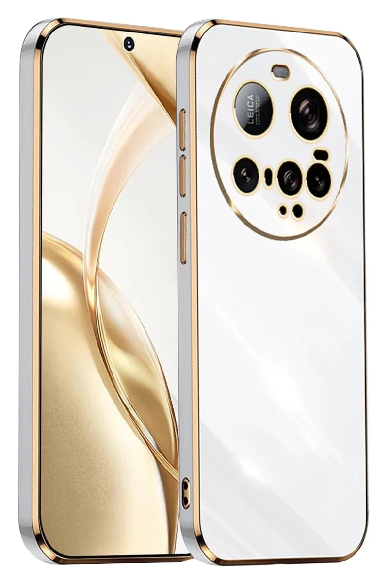 Xiaomi Mi 15 Ultra Kılıf Volet Silikon - Beyaz