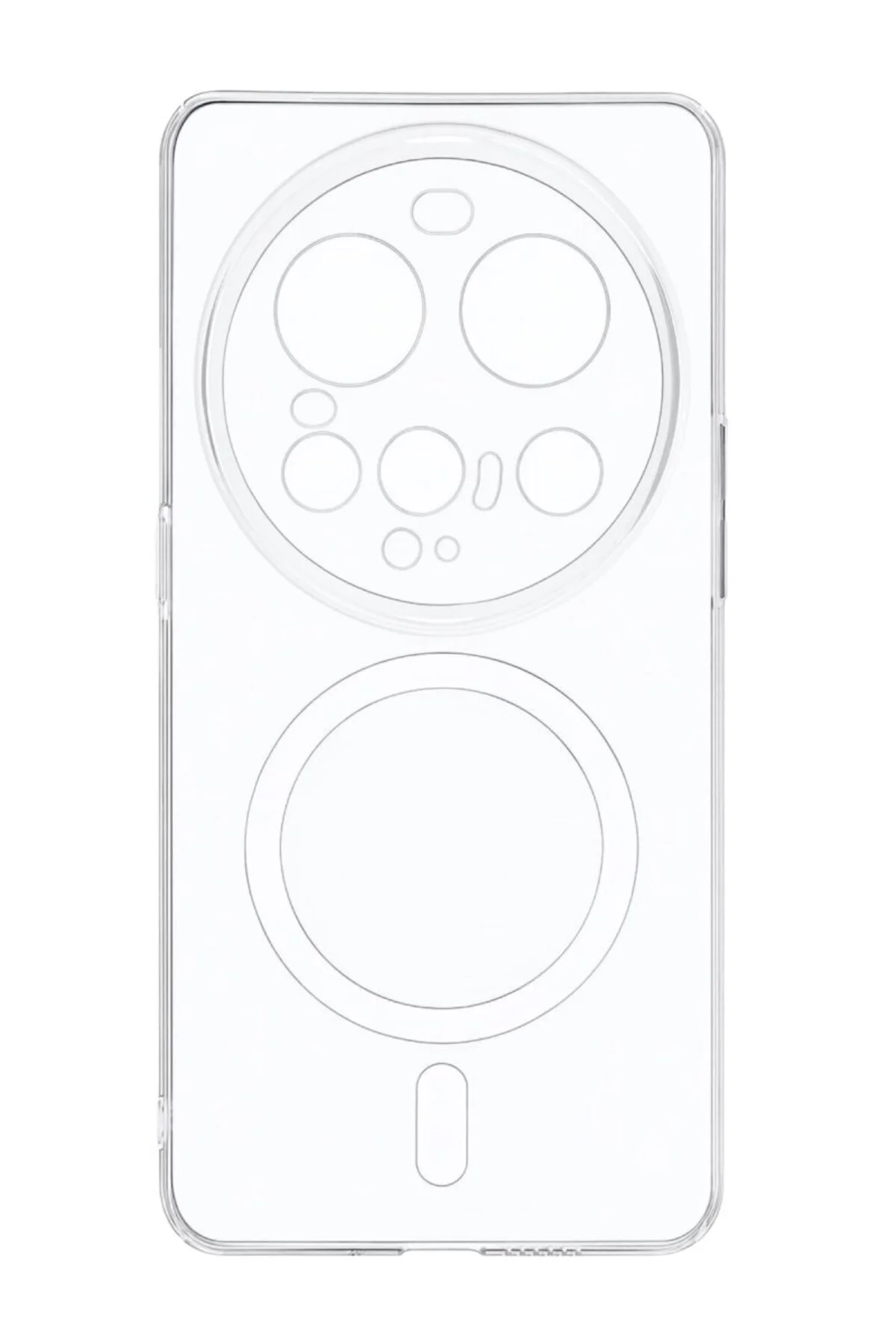 Xiaomi Mi 15 Ultra Şeffaf Mika Sararmaz Sert Magsafe Kılıf