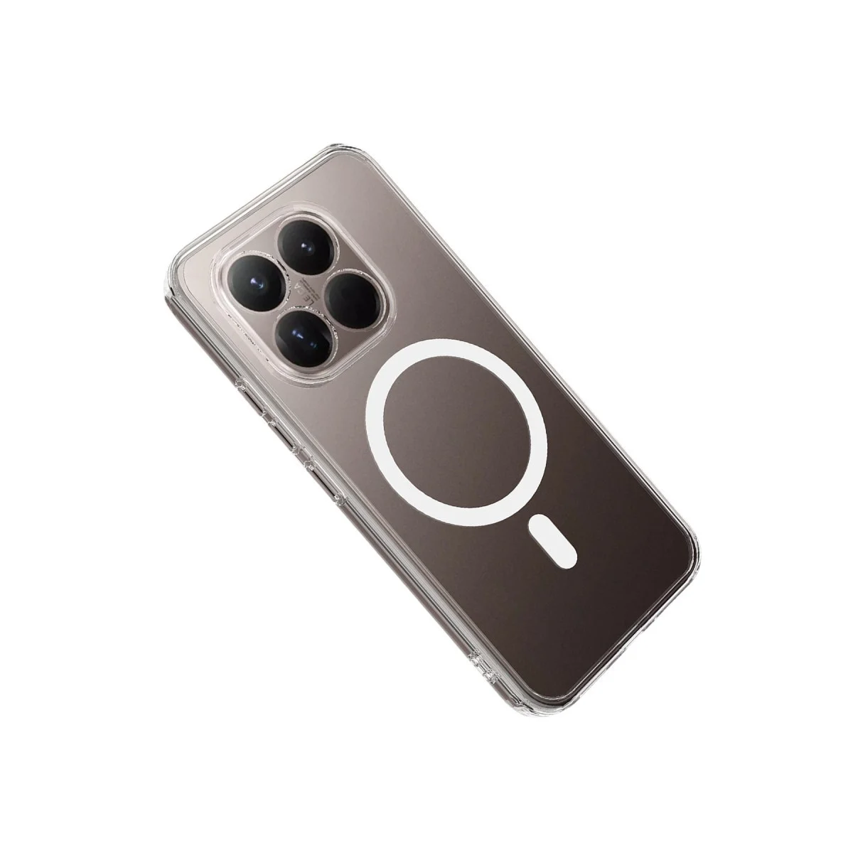 Xiaomi Mi 15t Combo Sert Şeffaf Magsafe Kapak - Şeffaf Xiaomi Mi 15t Combo Sert Şeffaf Magsafe Kapak - Şeffaf