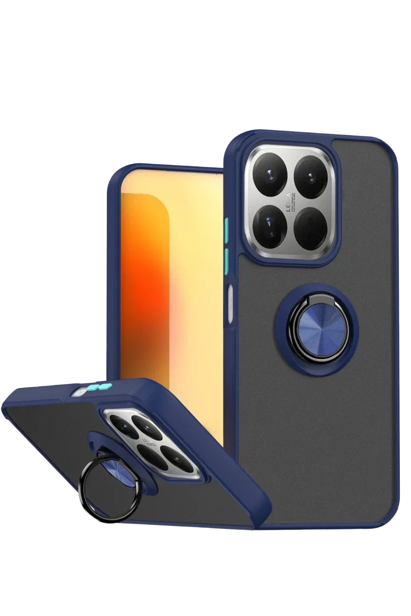 Xiaomi Mi 15T Montreal Yüzüklü Silikon Kapak - Lacivert Fiyatı, Yorumları ve Özellikleri