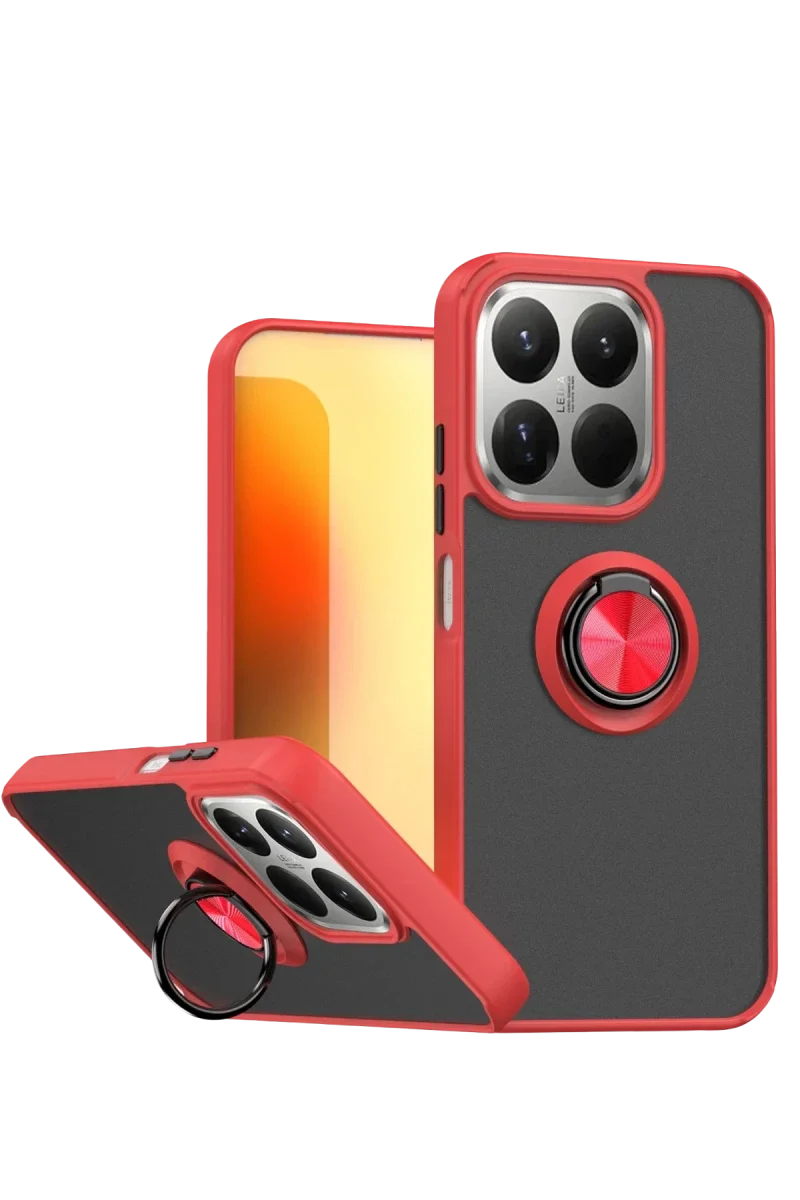 Xiaomi Mi 15T Montreal Yüzüklü Silikon Kapak - Kırmızı Fiyatı, Yorumları ve Özellikleri