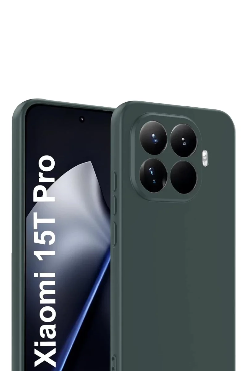 Xiaomi Mi 15T Pro First Silikon - Koyu Yeşil Xiaomi Mi 15T Pro First Silikon - Koyu Yeşil