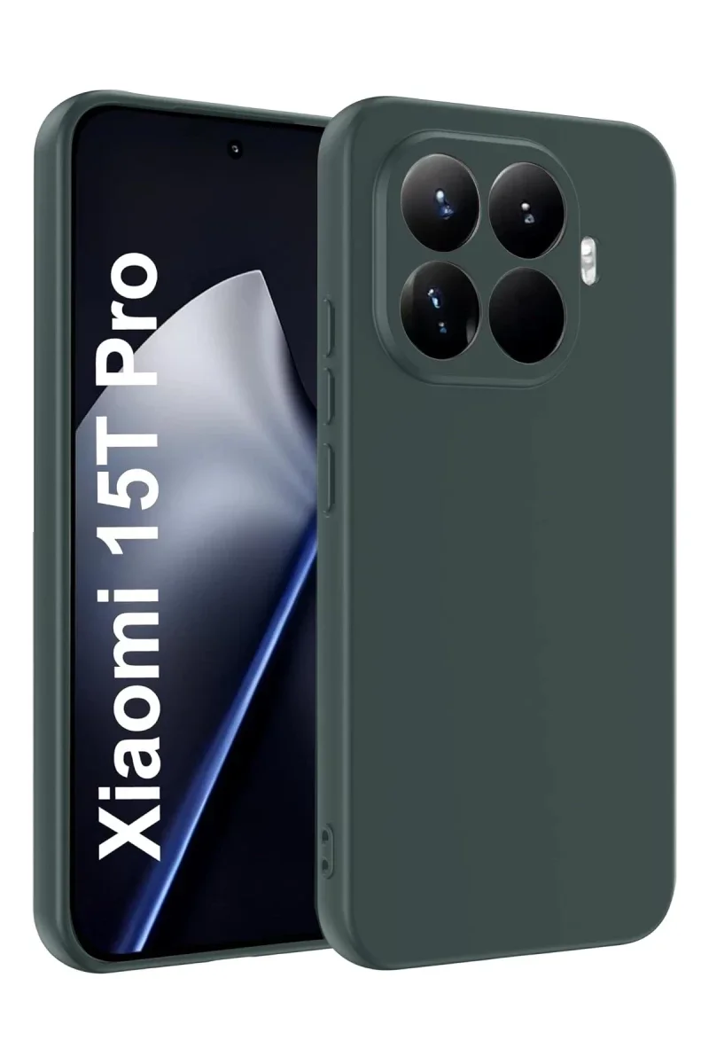 Xiaomi Mi 15T Pro First Silikon - Koyu Yeşil Xiaomi Mi 15T Pro First Silikon - Koyu Yeşil