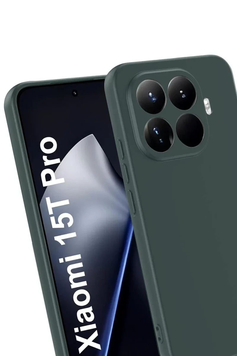 Xiaomi Mi 15T Pro First Silikon - Koyu Yeşil Xiaomi Mi 15T Pro First Silikon - Koyu Yeşil