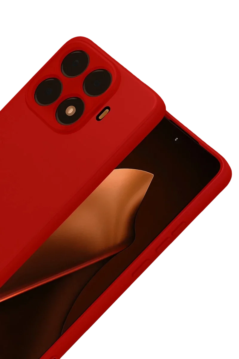 Xiaomi Mi 15T Pro Nano içi Kadife Silikon - Kırmızı Xiaomi Mi 15T Pro Nano içi Kadife Silikon - Kırmızı