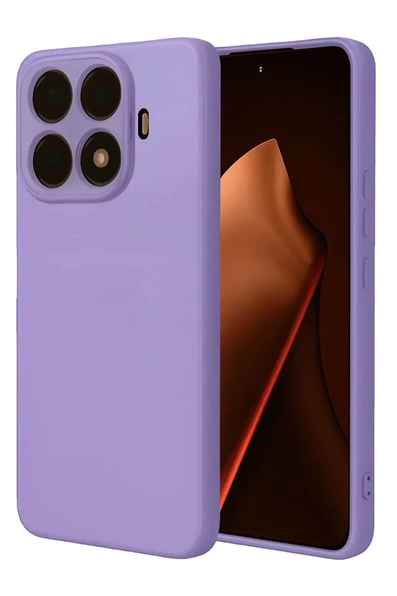 Xiaomi Mi 15T Pro Nano içi Kadife Silikon - Lila