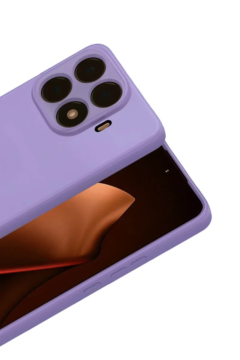 Xiaomi Mi 15T Pro Nano içi Kadife Silikon - Lila